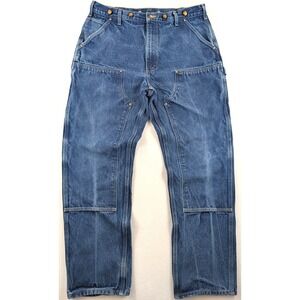 Carhartt B07 DNM Double Knee Double Front Logger Carpenter Jeans Mens 38x34